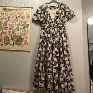 Anthropologie “The Katarina” button front dress